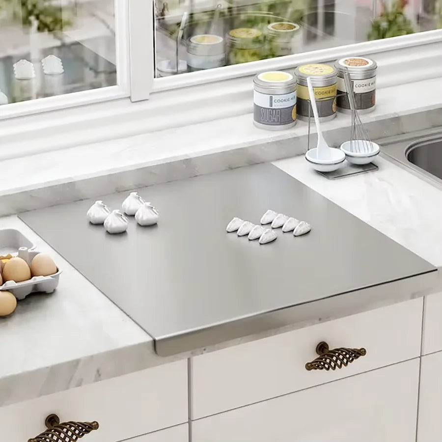 Planche à Découper INOX  en L