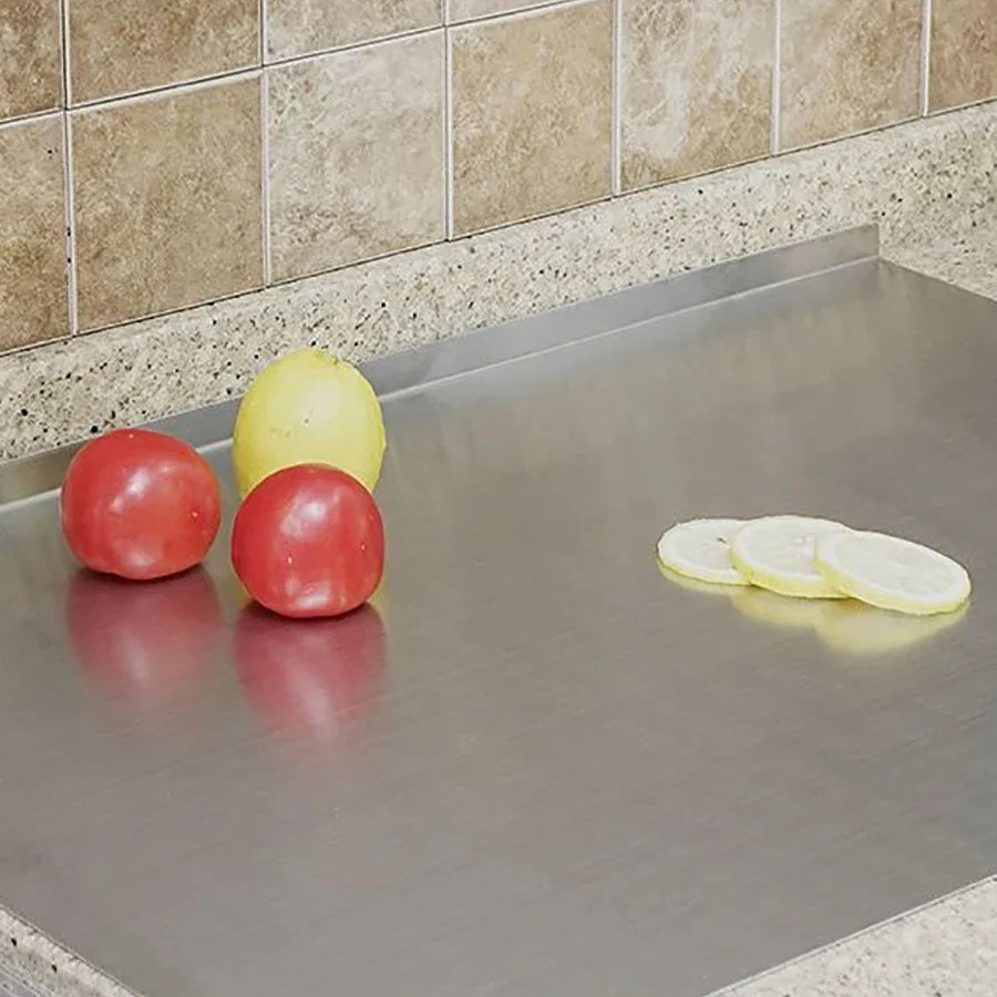 Planche à Découper INOX  en L