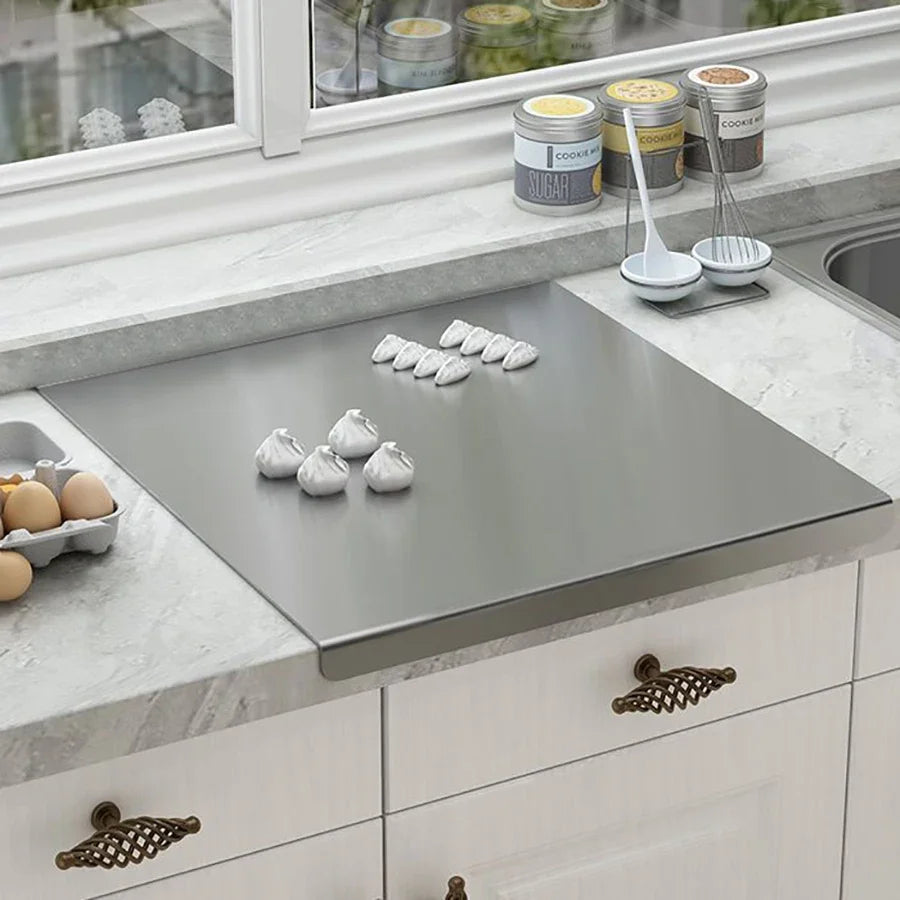 Planche à Découper INOX  en L